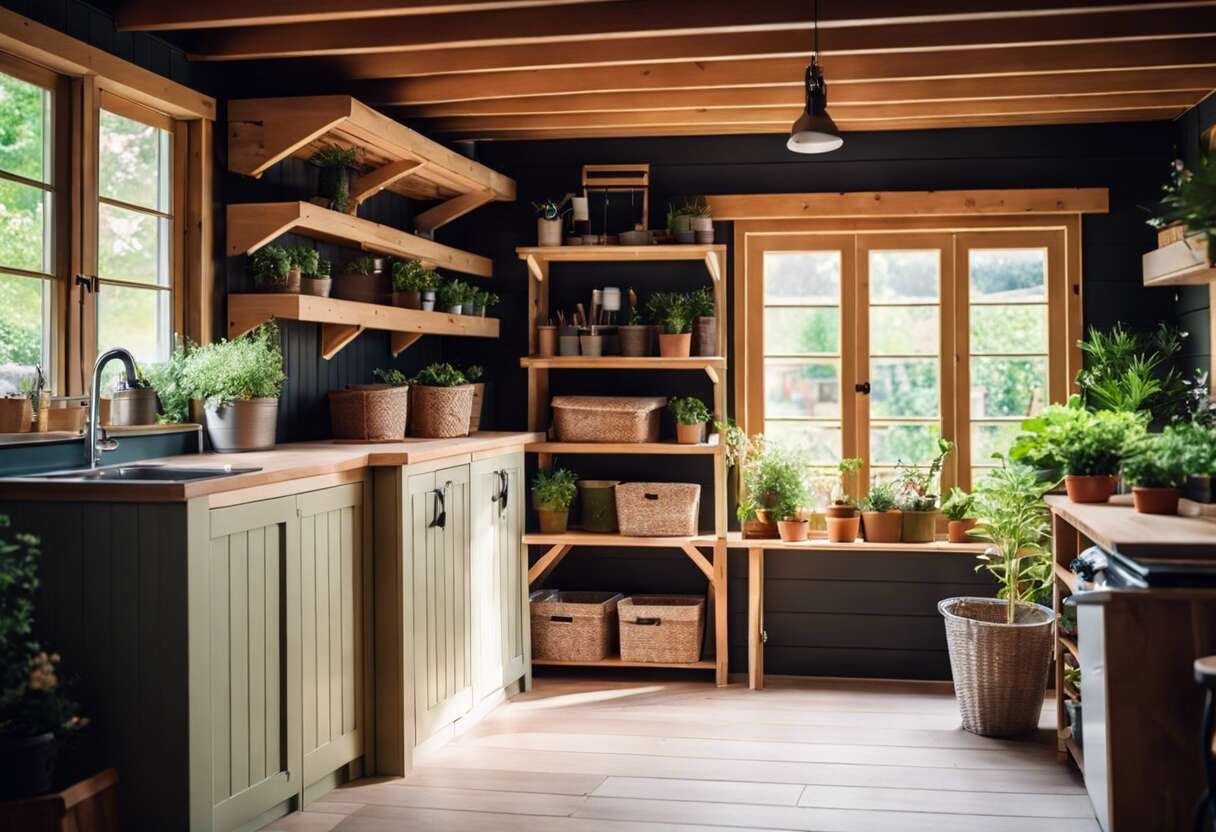 Optimisation d'espace dans un chalet de jardin : les meilleures solutions