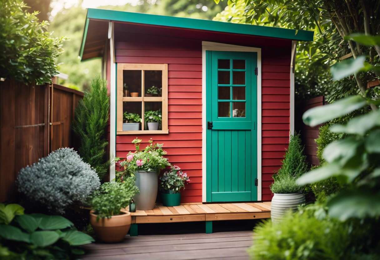 Couleurs populaires pour votre cabane de jardin