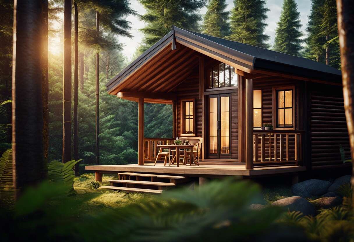 Traitements écologiques du bois pour une cabane durable en forêt