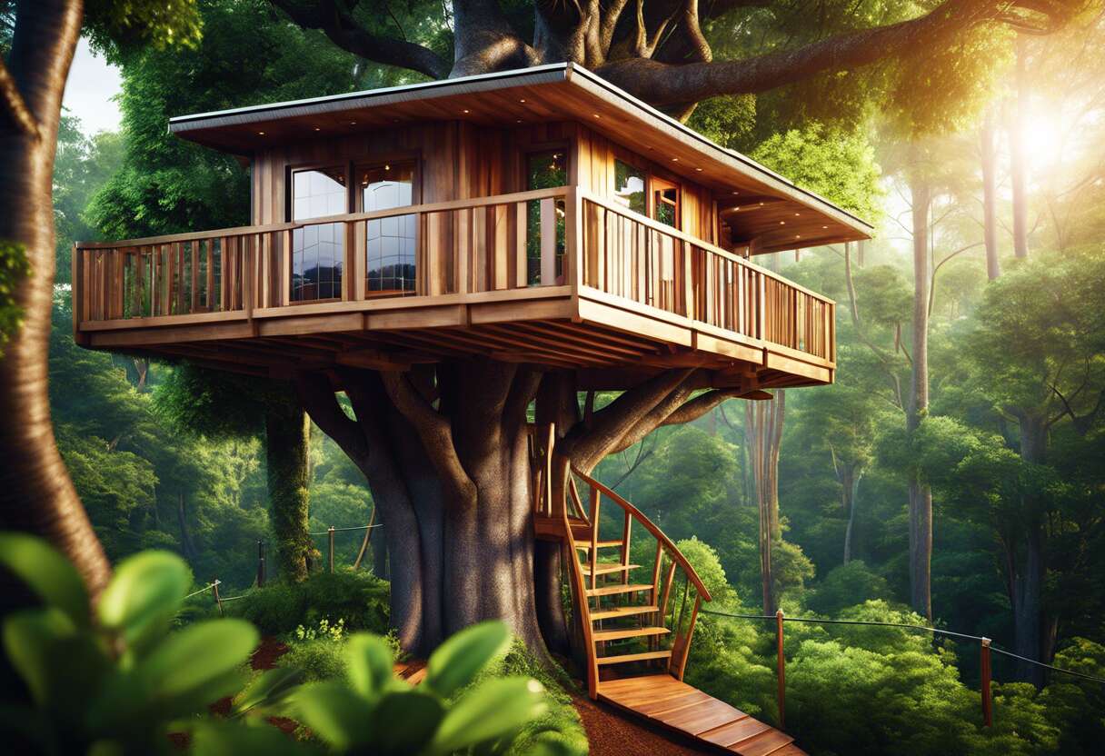 Cabanes éco-responsables : matériaux et pratiques durables en hauteur