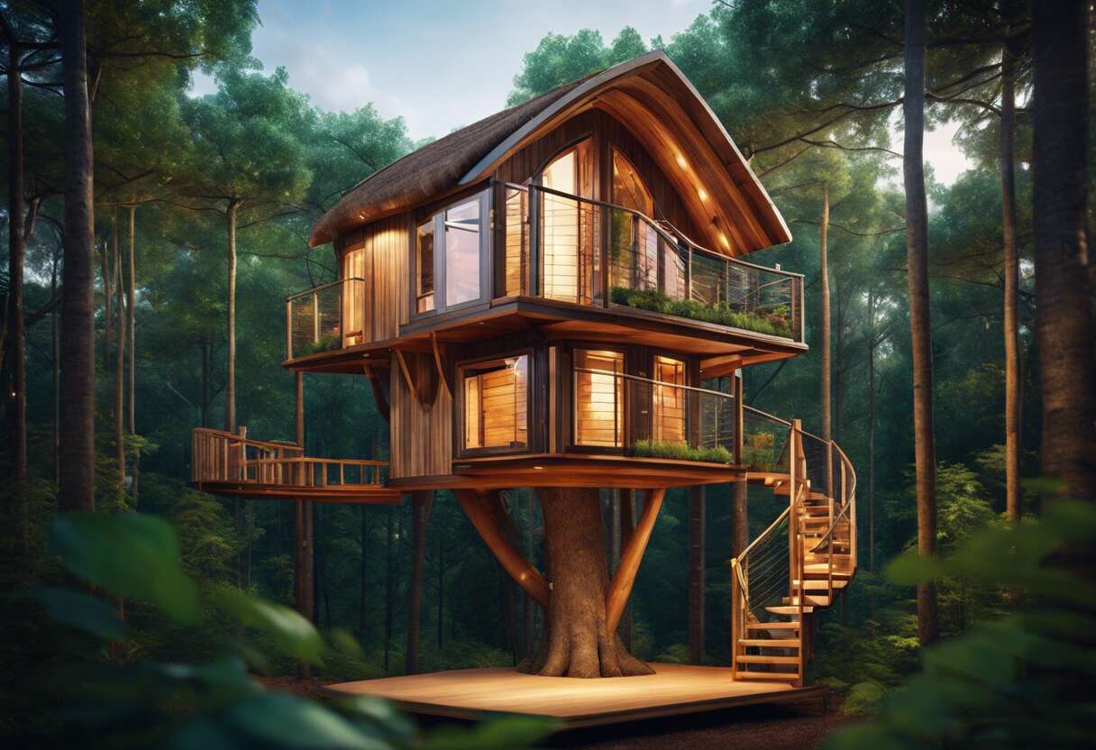 Conception écologique des cabanes perchées