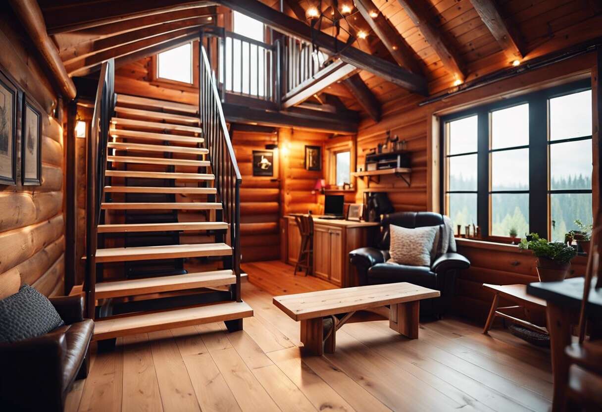 économie d'espace : les escaliers escamotables et leur fonctionnement