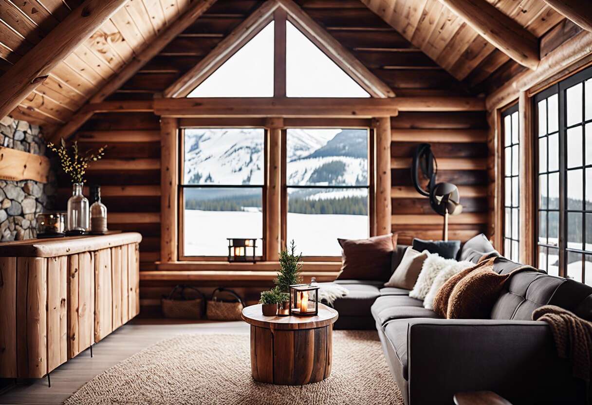 Décoration intérieure : idées inspirantes pour cabanes en bois
