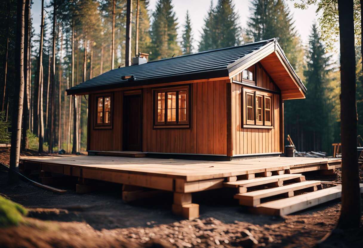 Fondations solides pour votre cabane agrandie