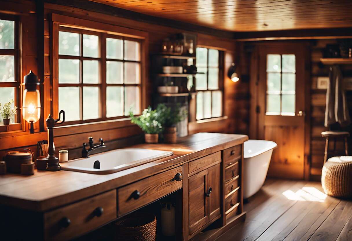 Quand le charme du passé rencontre la modernité : intégrer le vintage dans une cabane