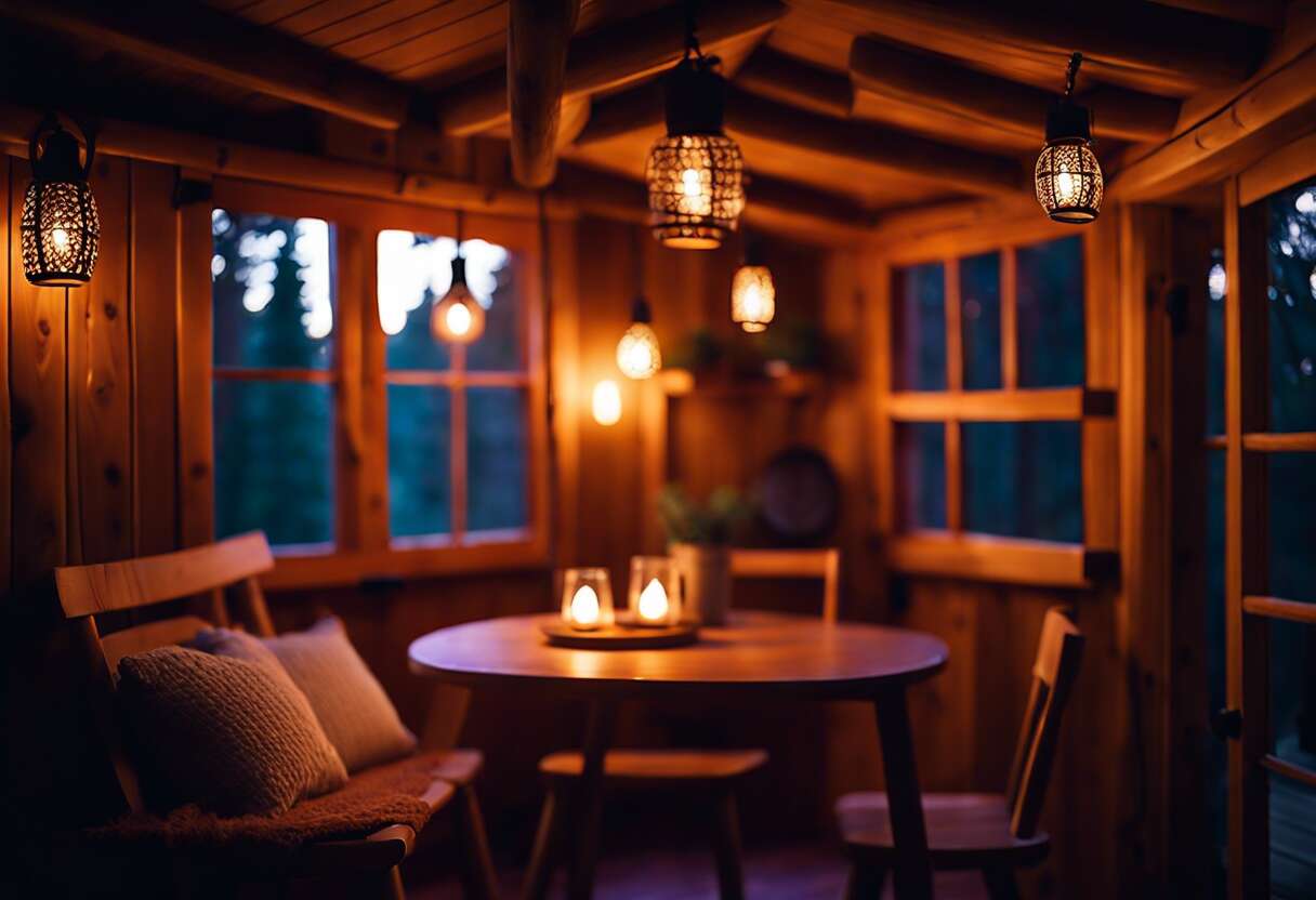 Luminaires d’ambiance : éclairage tamisé pour soirées intimistes