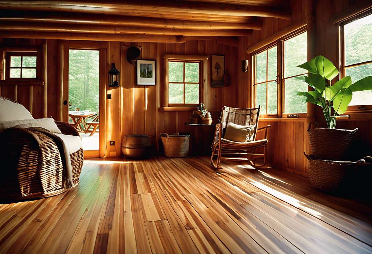 Revêtements écologiques : vers une cabane intérieure plus verte