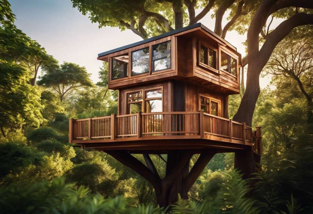 Ventilation naturelle : systèmes ingénieux pour aérer une cabane perchée