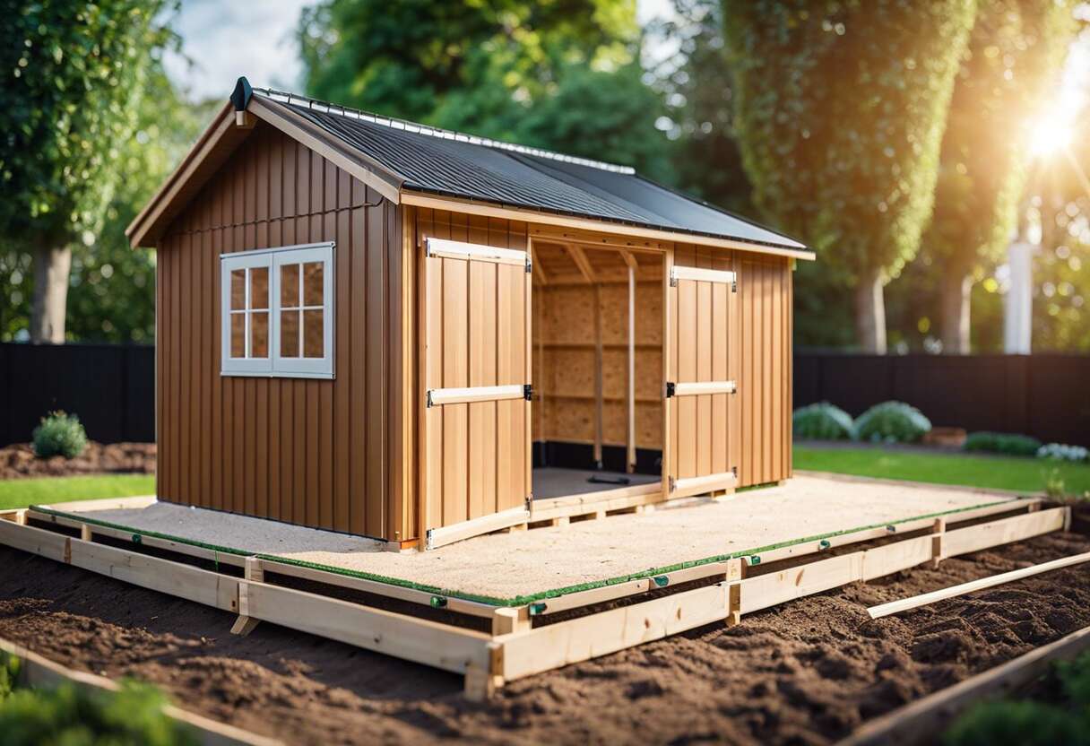 Installation et fixation de l'abri de jardin : méthodes et conseils