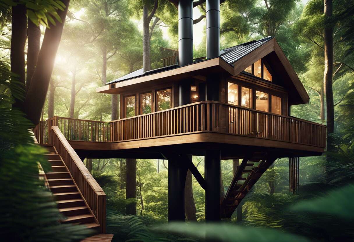 Les systèmes ingénieux pour aérer une cabane perchée