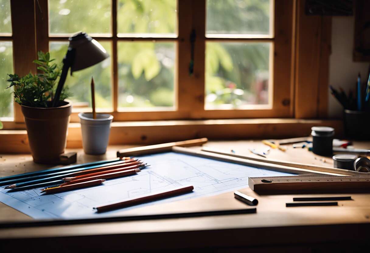 Préparer le projet : dessiner le plan de la cabane