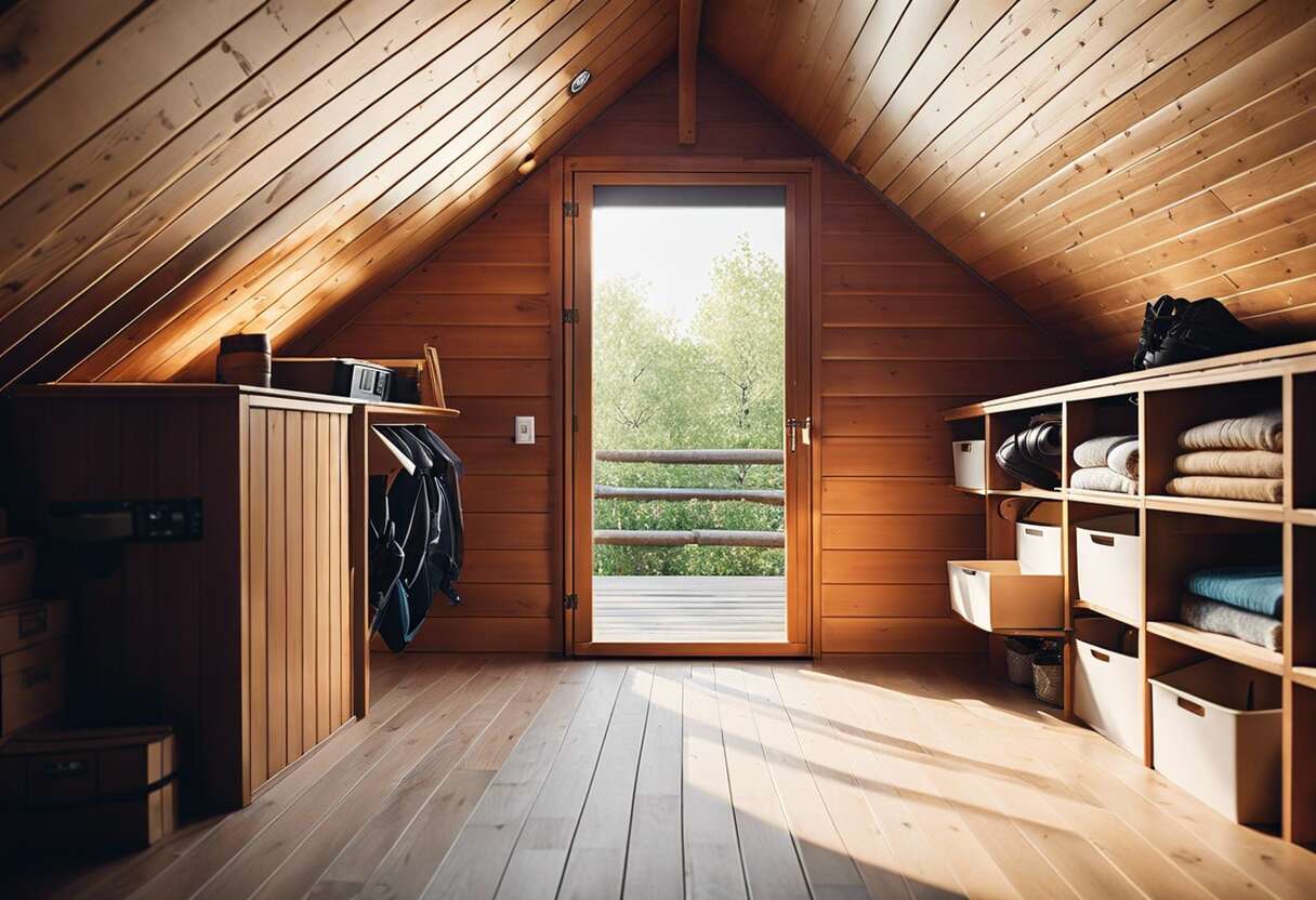 Meubler astucieusement l'espace sous le toit