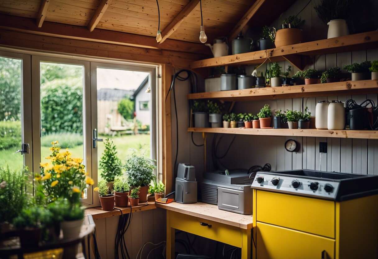 L'électricité dans les abris de jardin : installation et normes à respecter