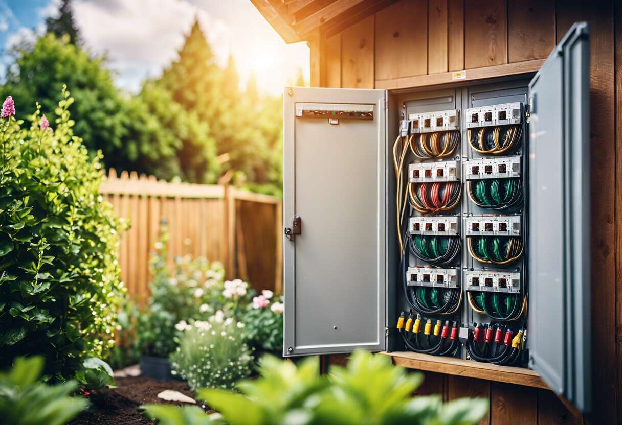 Choix et installation du tableau électrique adapté à votre cabane de jardin
