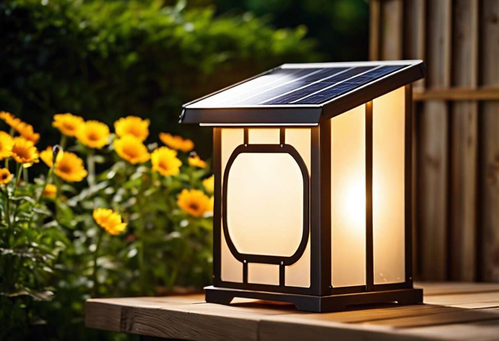 Lampe solaire Sunny Trend pour abri de jardin : 10 LED - EAN 4260057861658