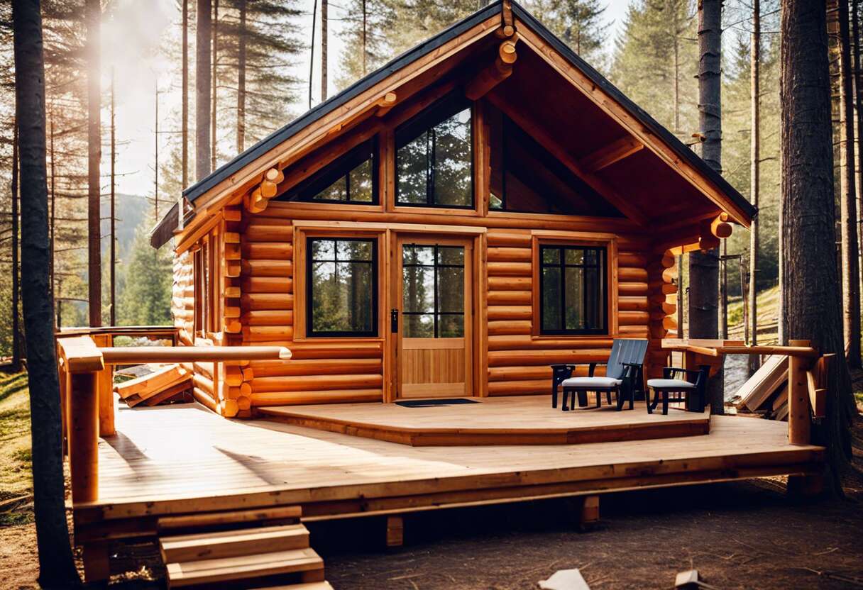 étapes clés de l'assemblage d'une cabane en bois : du plan à la réalisation