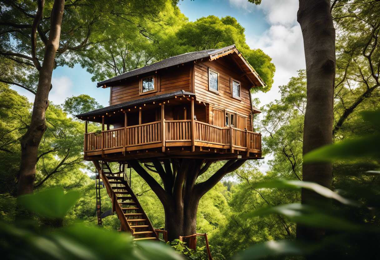 Conception de cabanes dans les arbres : sécurité et réglementations