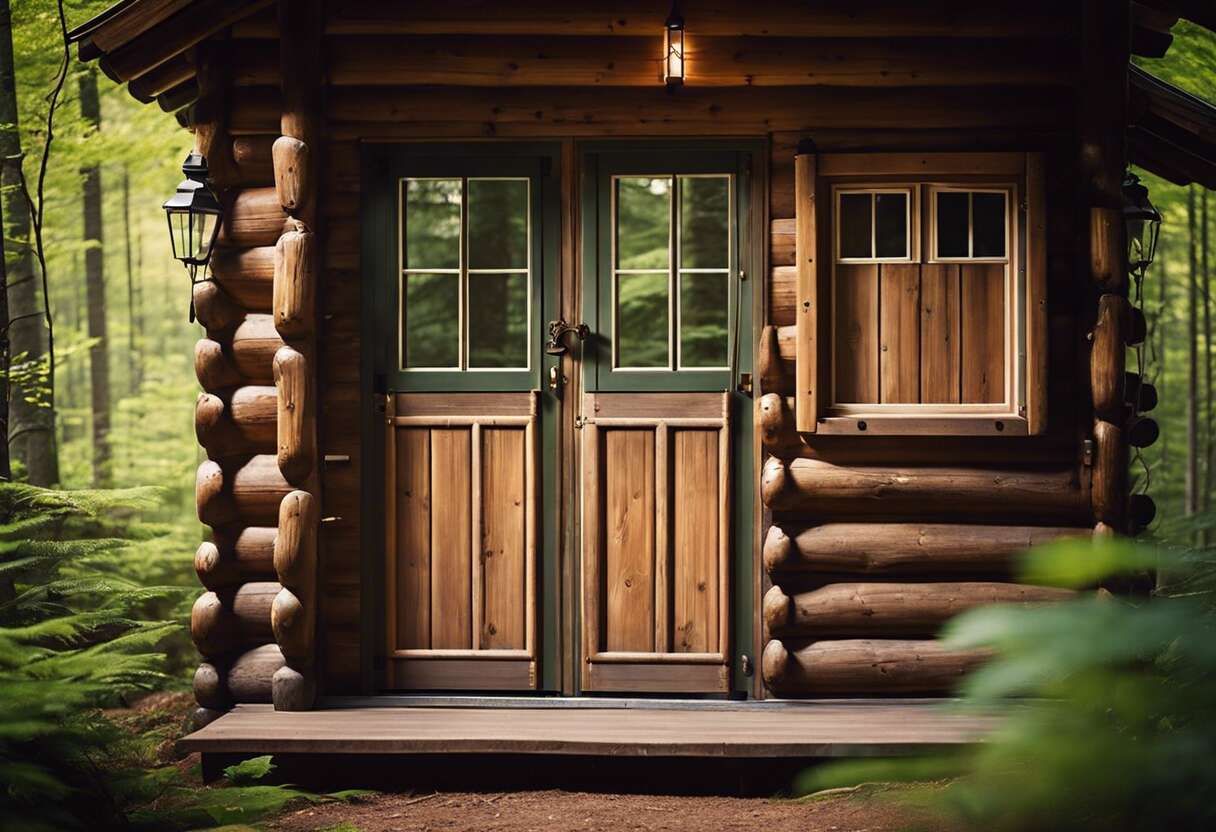 Verrous additionnels pour portes de cabane : un plus non négligeable