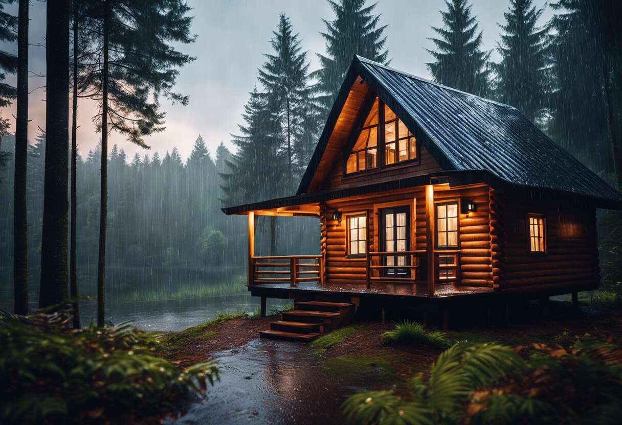 Étanchéité des cabanes en bois : solutions efficaces contre les intempéries