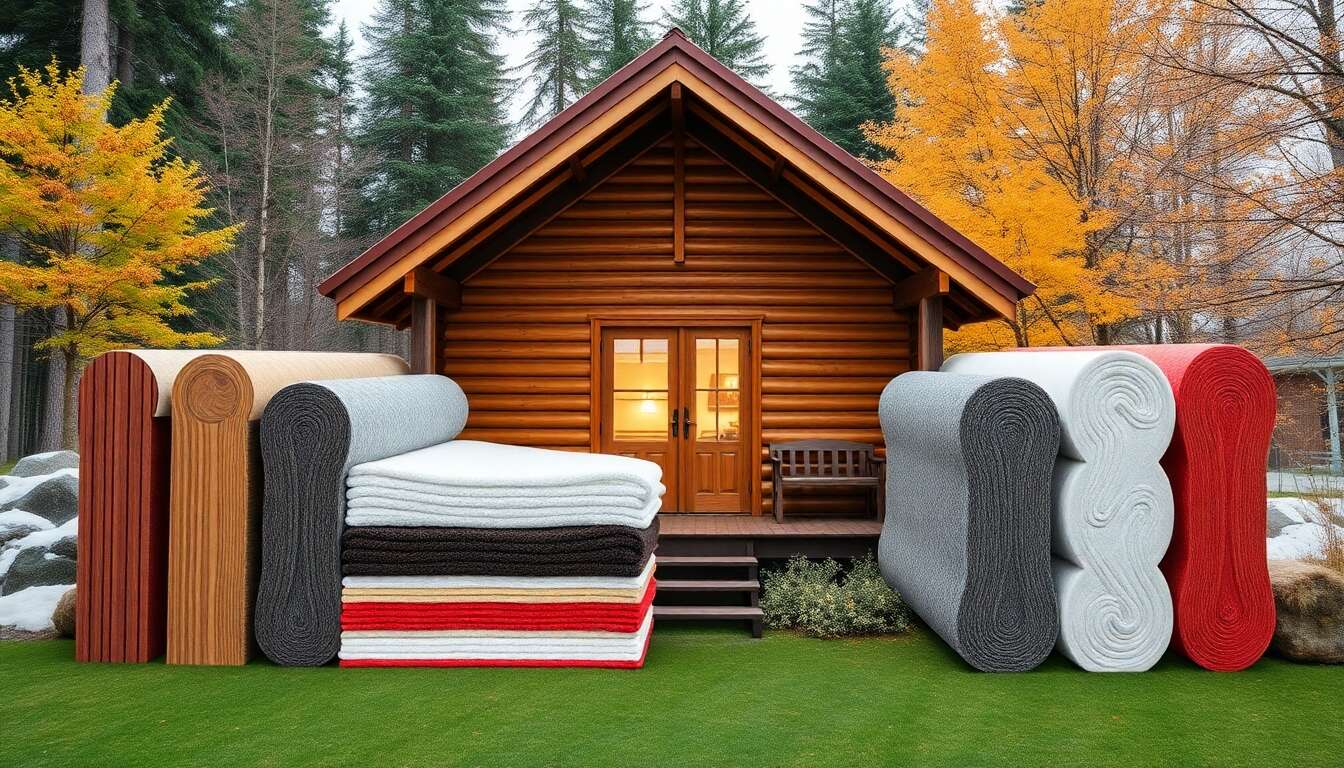 Choisir les matériaux isolants adaptés à votre cabane