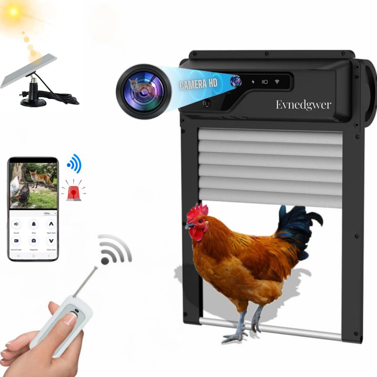 Porte Poulailler Solaire Connectée : sécurité et Contrôle à Distance