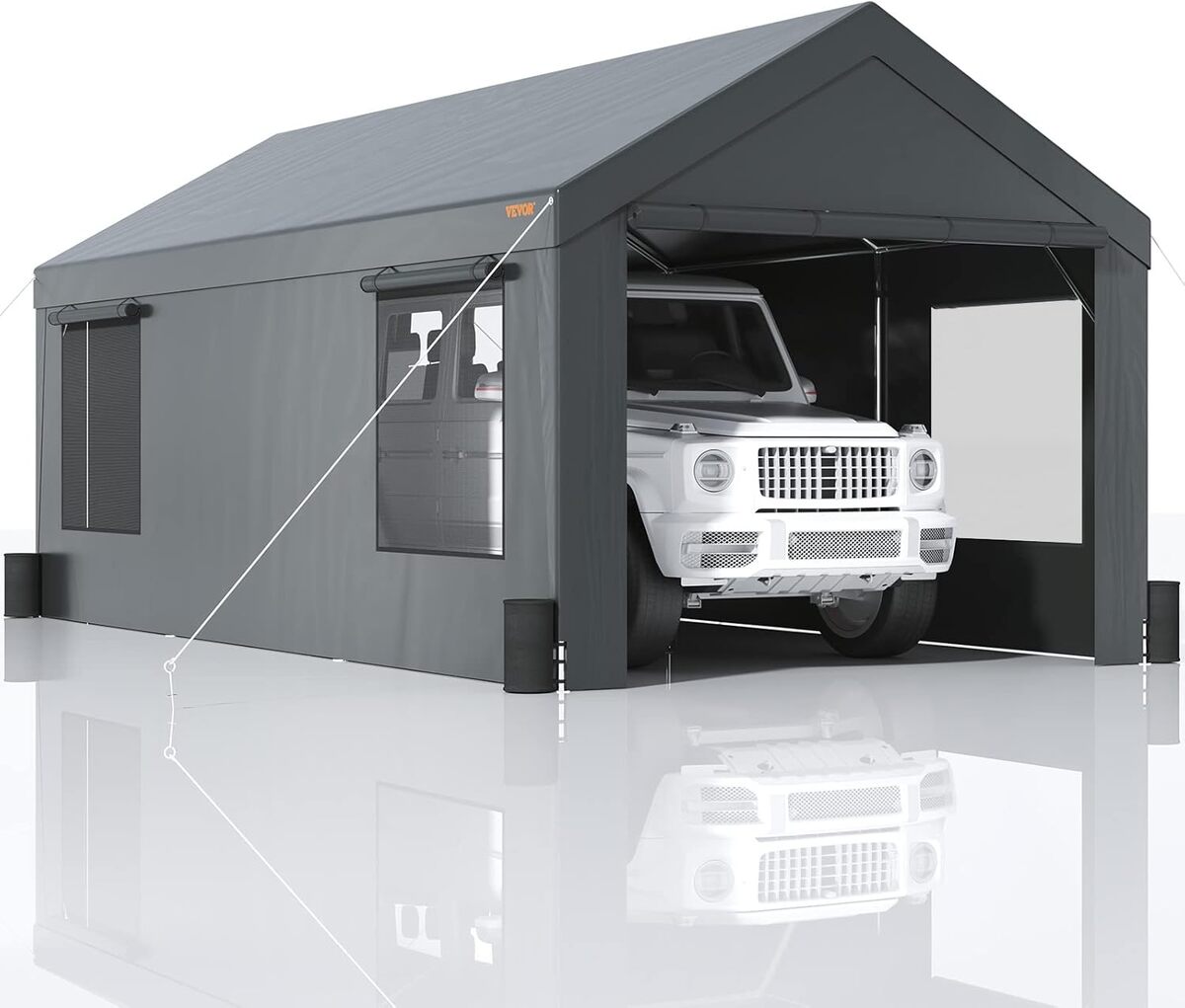 Test VEVOR Carport : notre avis sur l'auvent modulable 3, 7x6 m