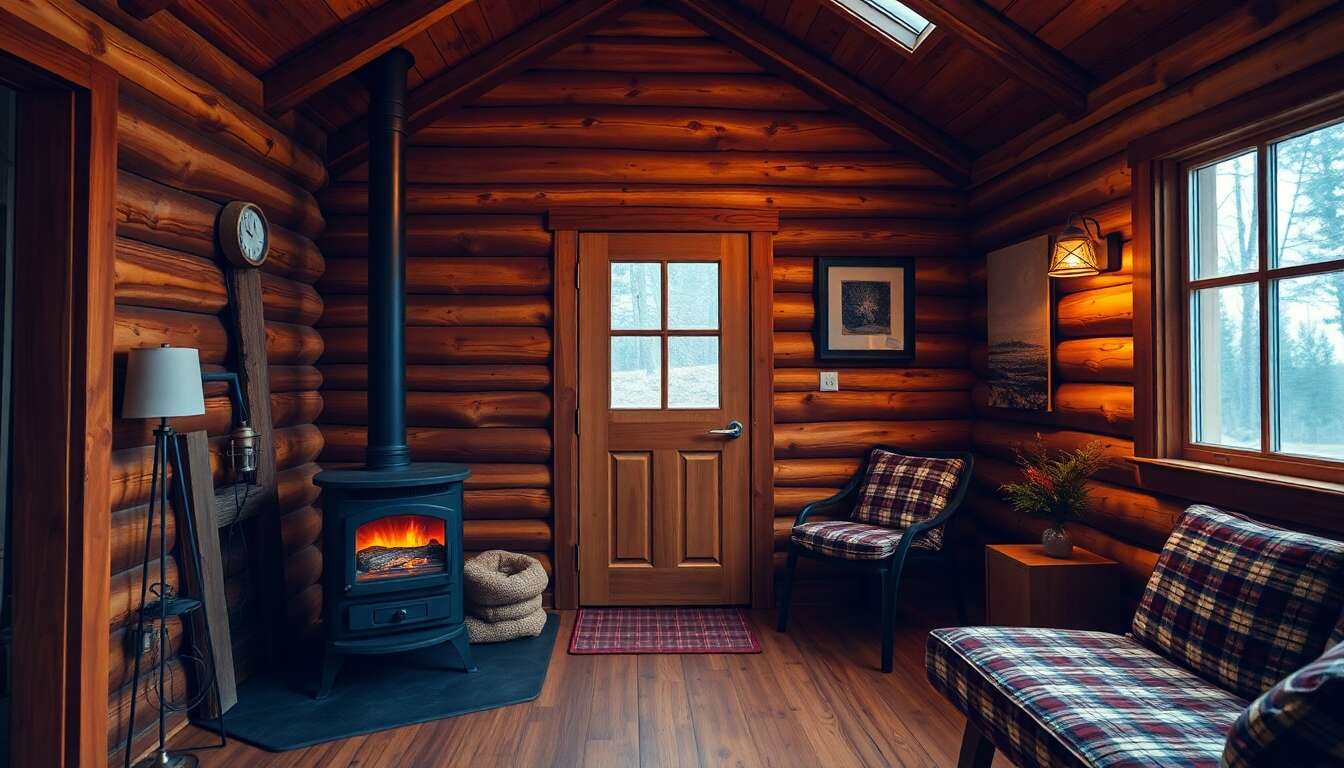 Chauffage et électricité dans une cabane en bois : guide d'installation