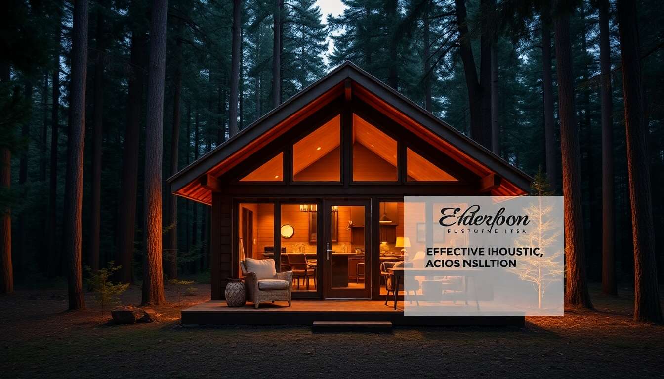 Isolation thermique et acoustique : clés pour une cabane tout confort