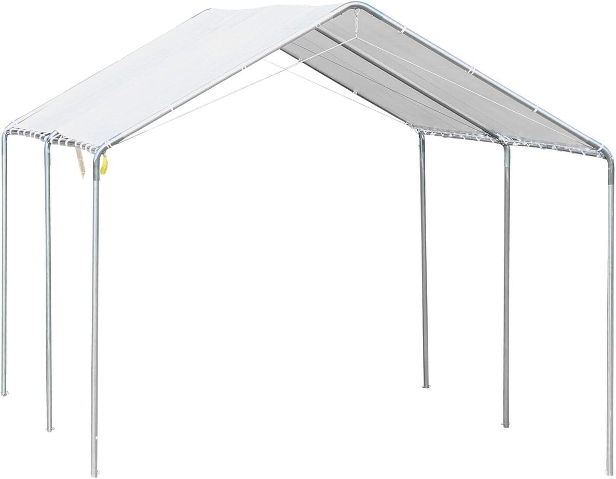 Test : abri auto Outsunny 6x3 m, protection solide et élégante