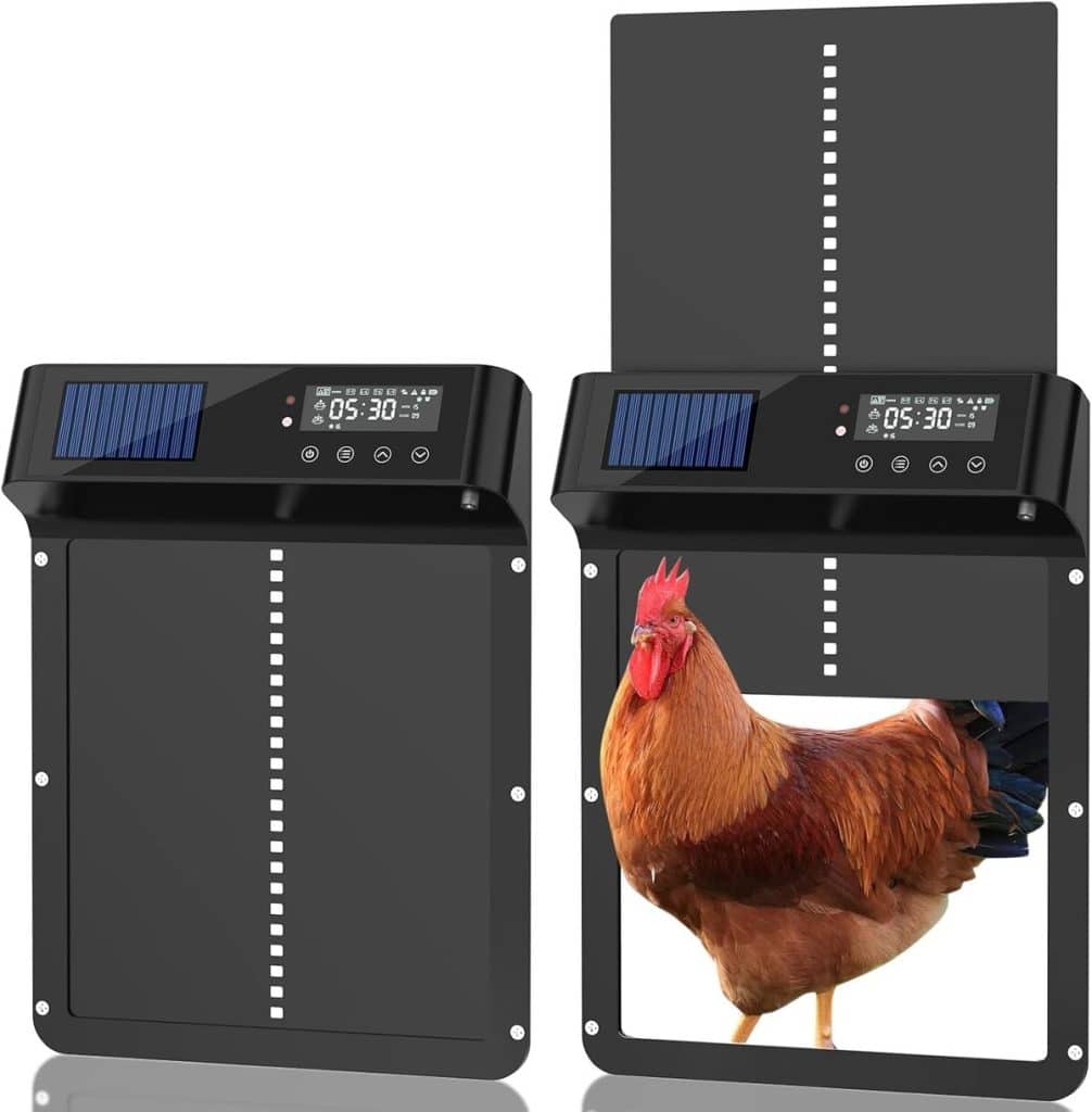 Test Cozion : porte automatique solaire pour poulailler