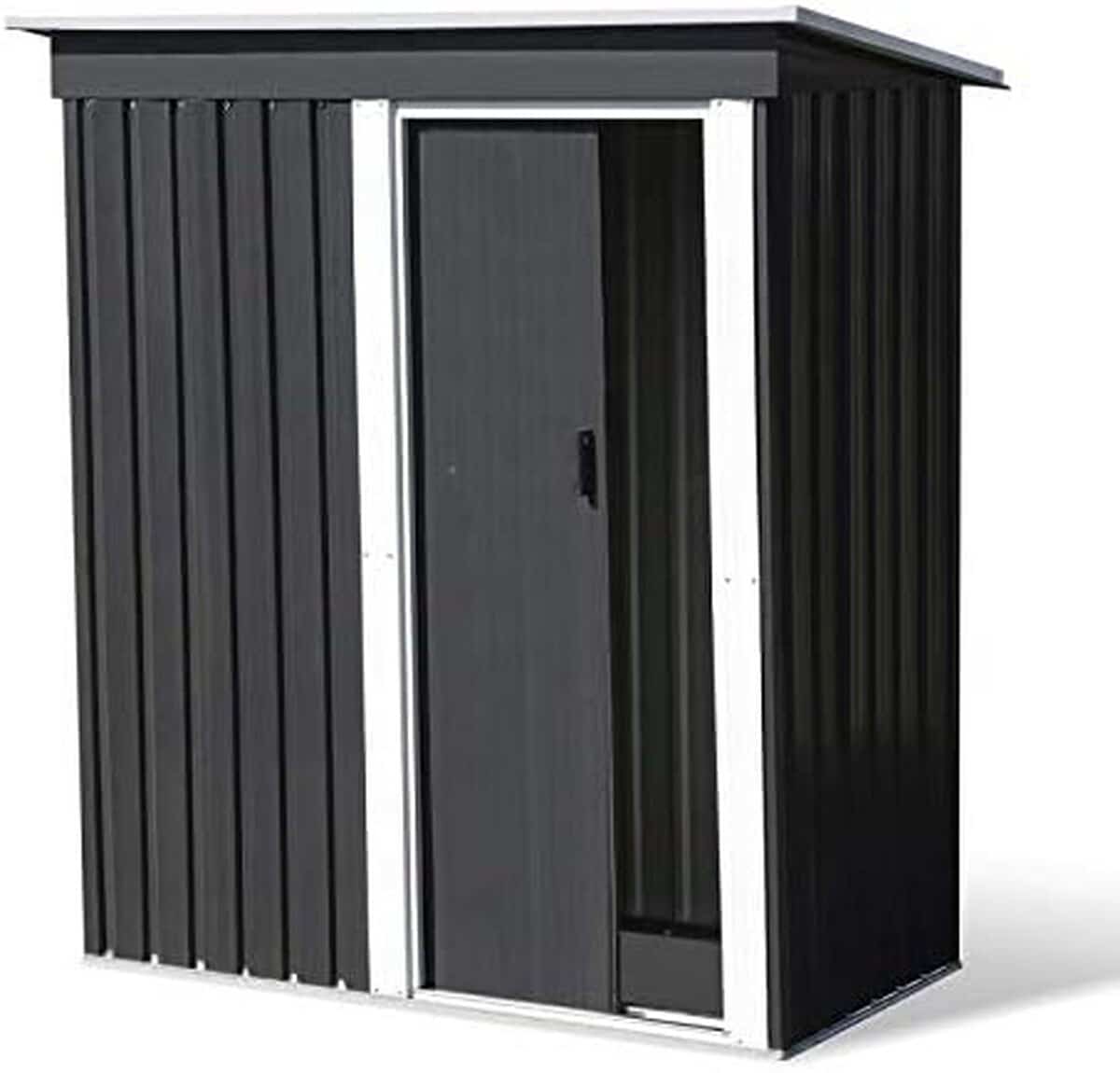 Test : abri de jardin IDMarket en acier galvanisé 1, 3 m² gris