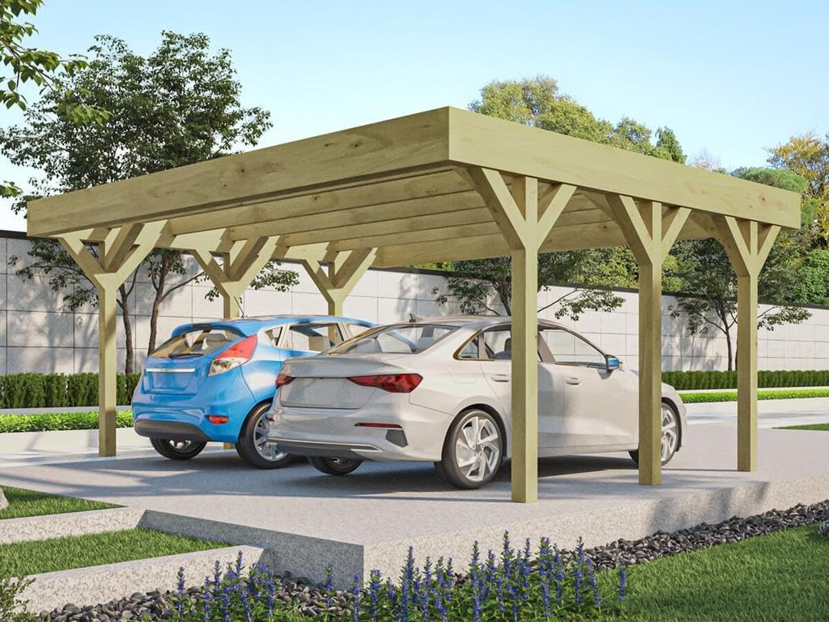 Test : pergola Ariane Vente-unique pour 2 voitures