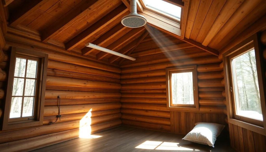 Ventilation adéquate : assurer un air sain dans une cabane en bois