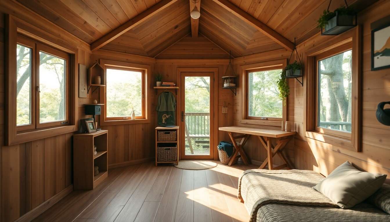 Optimisation d'espace : aménager sa cabane perchée