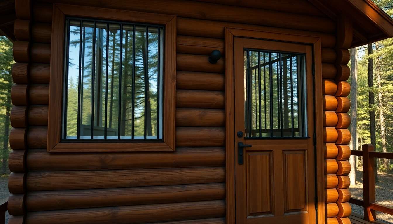 Barres de sécurité pour fenêtres : prévenir les effractions dans votre cabane en bois