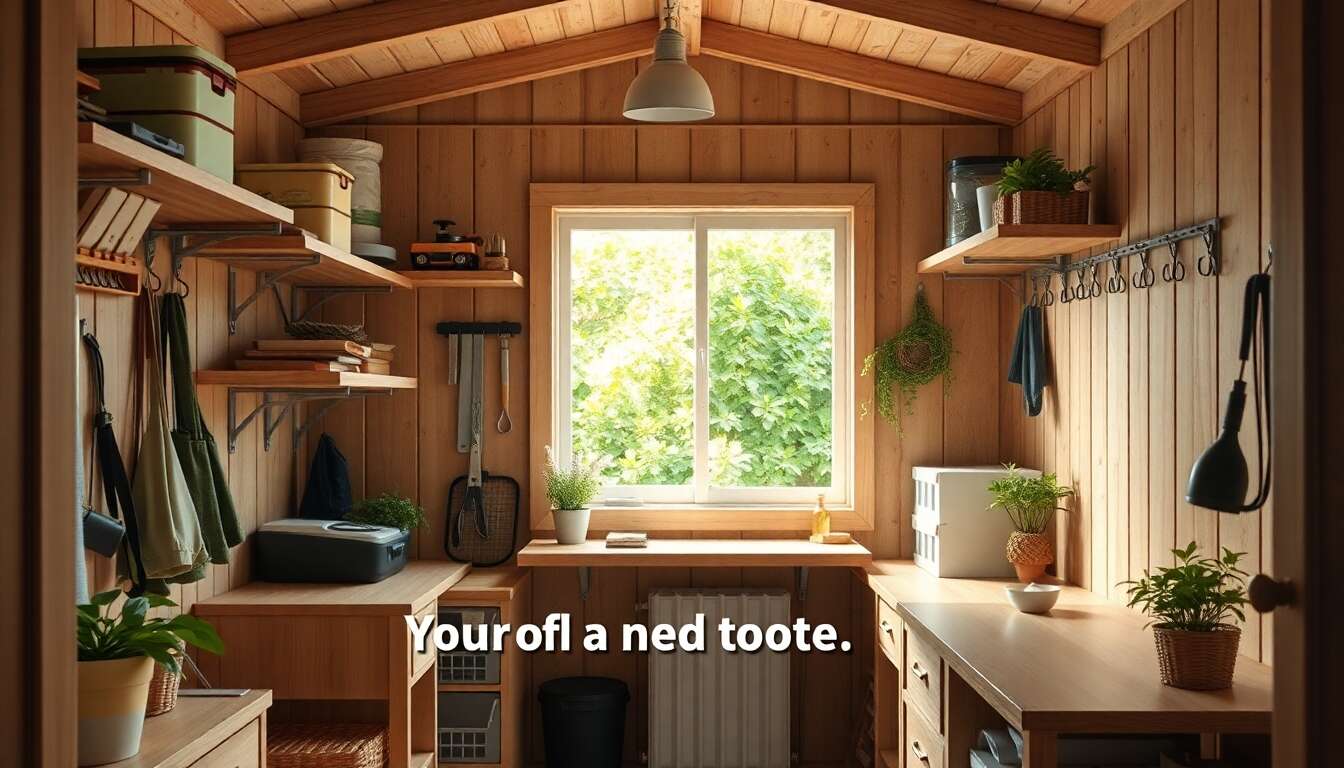 Optimisation de l'espace dans les petites cabanes de jardin : astuces et solutions intelligentes