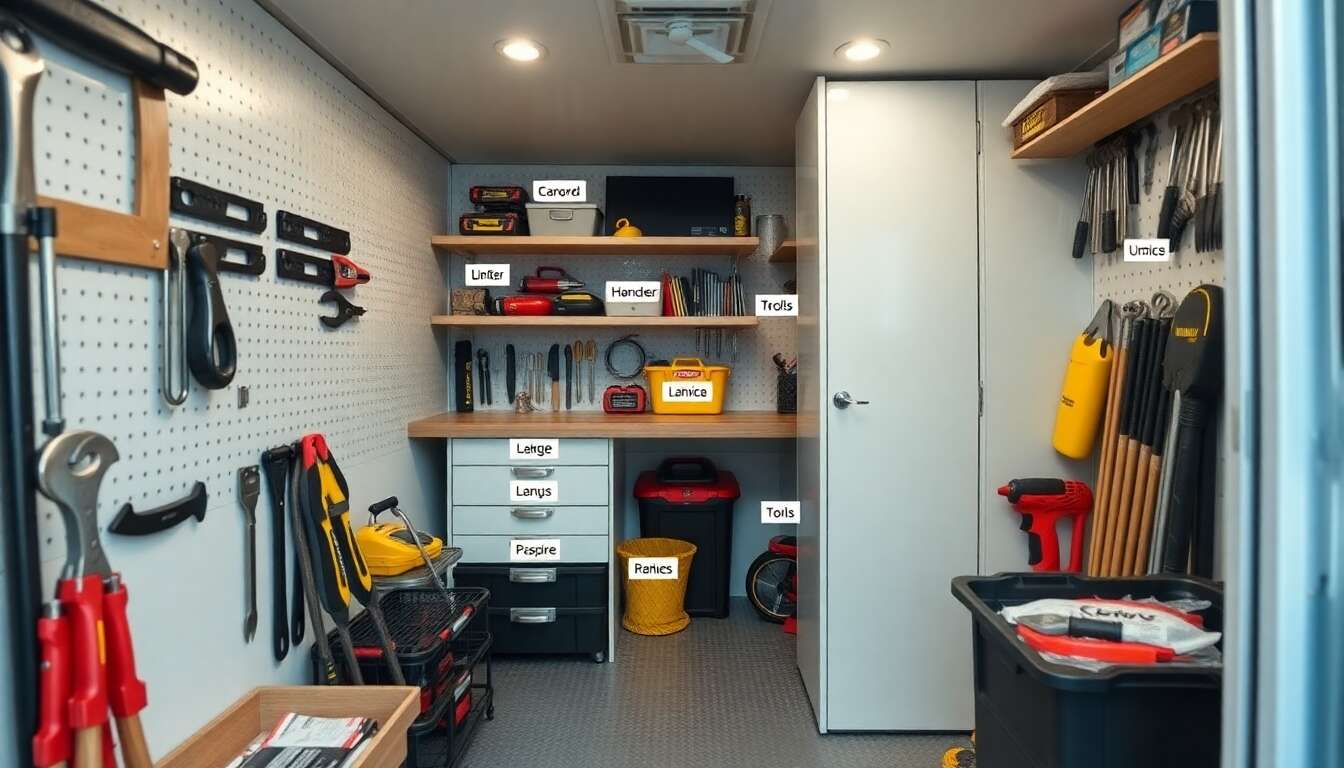 Organiser les outils avec méthode et étiquetage