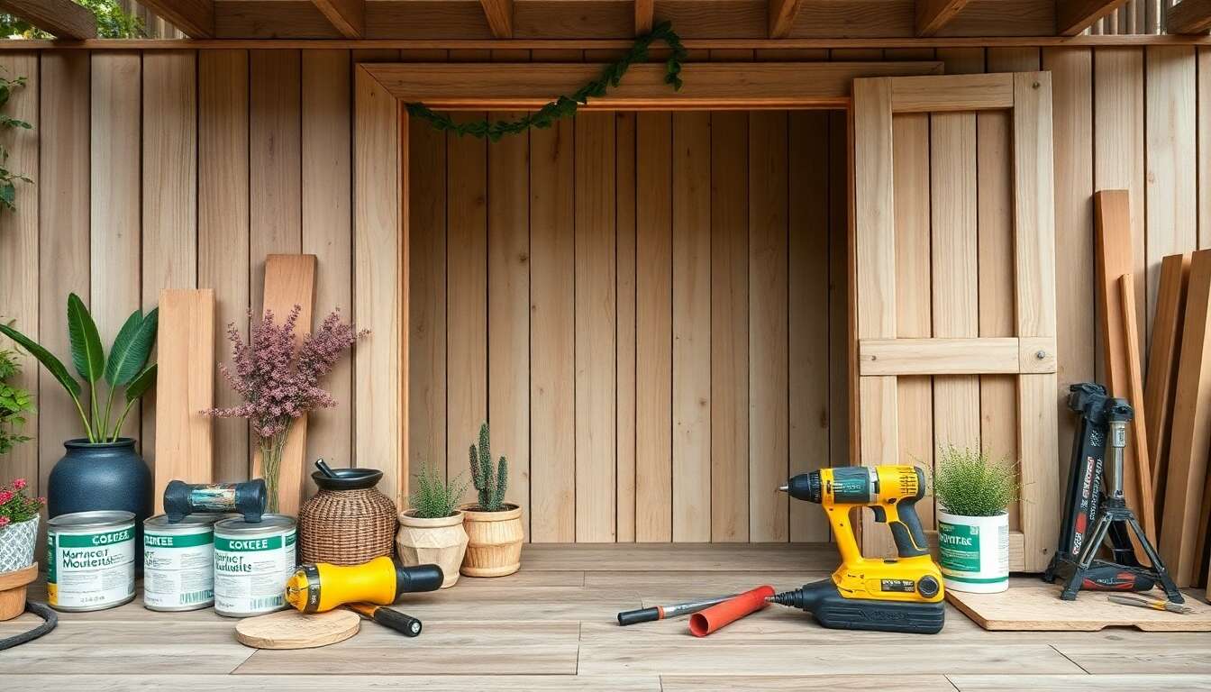 Aménagement de cabane de jardin : optimiser l'espace efficacement