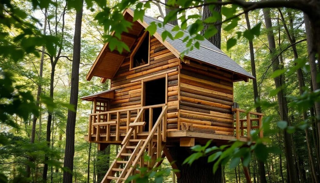 Astuces pour choisir le bon bois dans la construction de cabanes perchées