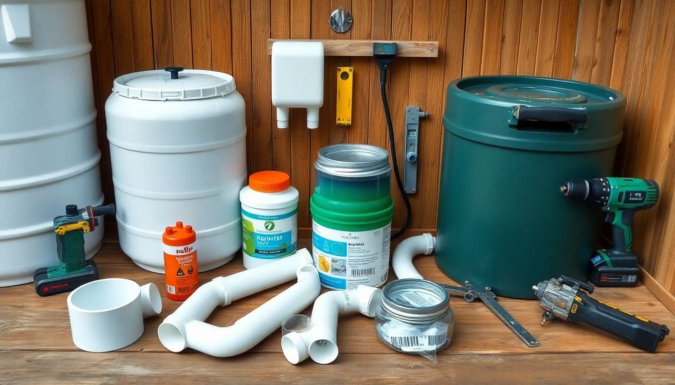 Récupération d'eau de pluie : intégrer un système dans sa cabane