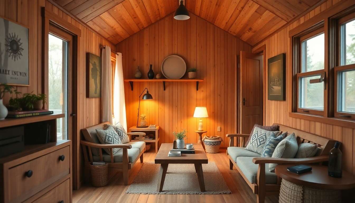 Créer un intérieur raffiné avec du mobilier artisanal pour vos tiny houses