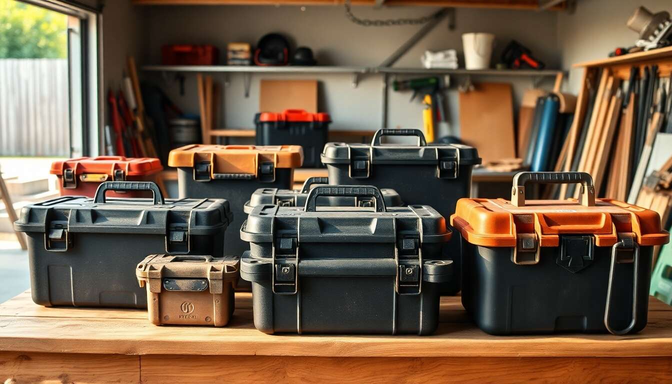 Organisez votre atelier portable avec ces caisses à outils spécial chantier