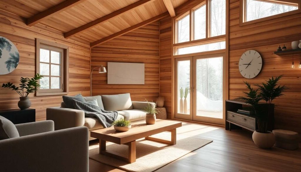 Art du minimalisme : simplifier la décoration de votre refuge boisé