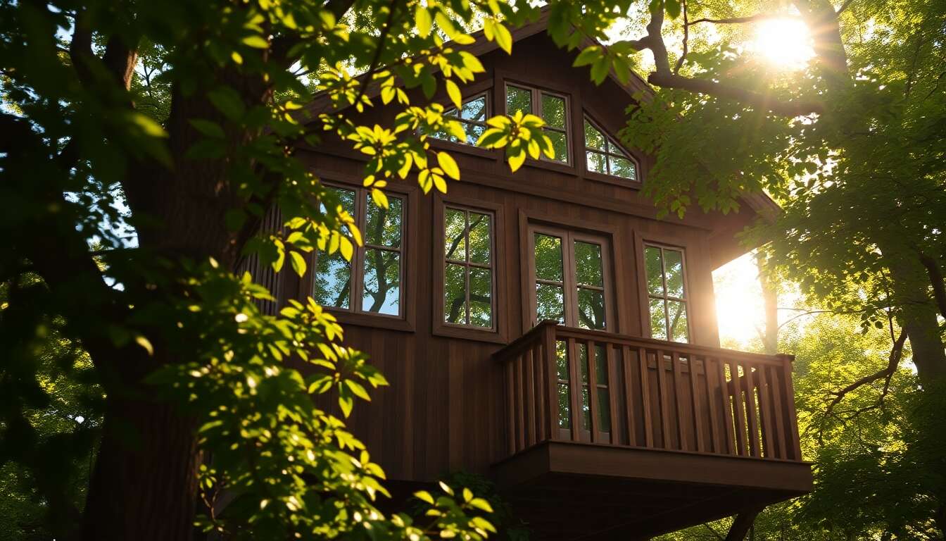 Fenêtres et lucarnes adaptées aux cabanes perchées : critères de sélection