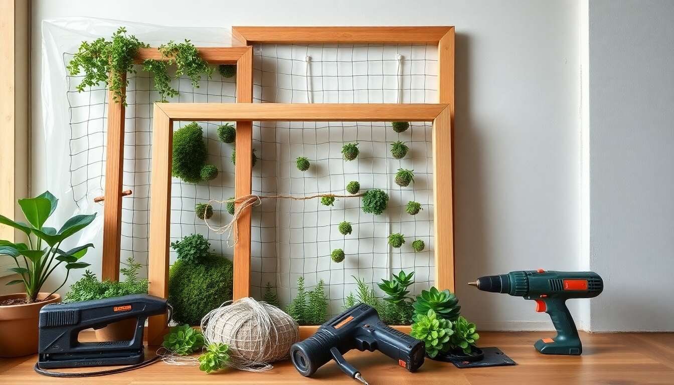 Mur végétal : apporter une touche nature à l’intérieur de la cabane