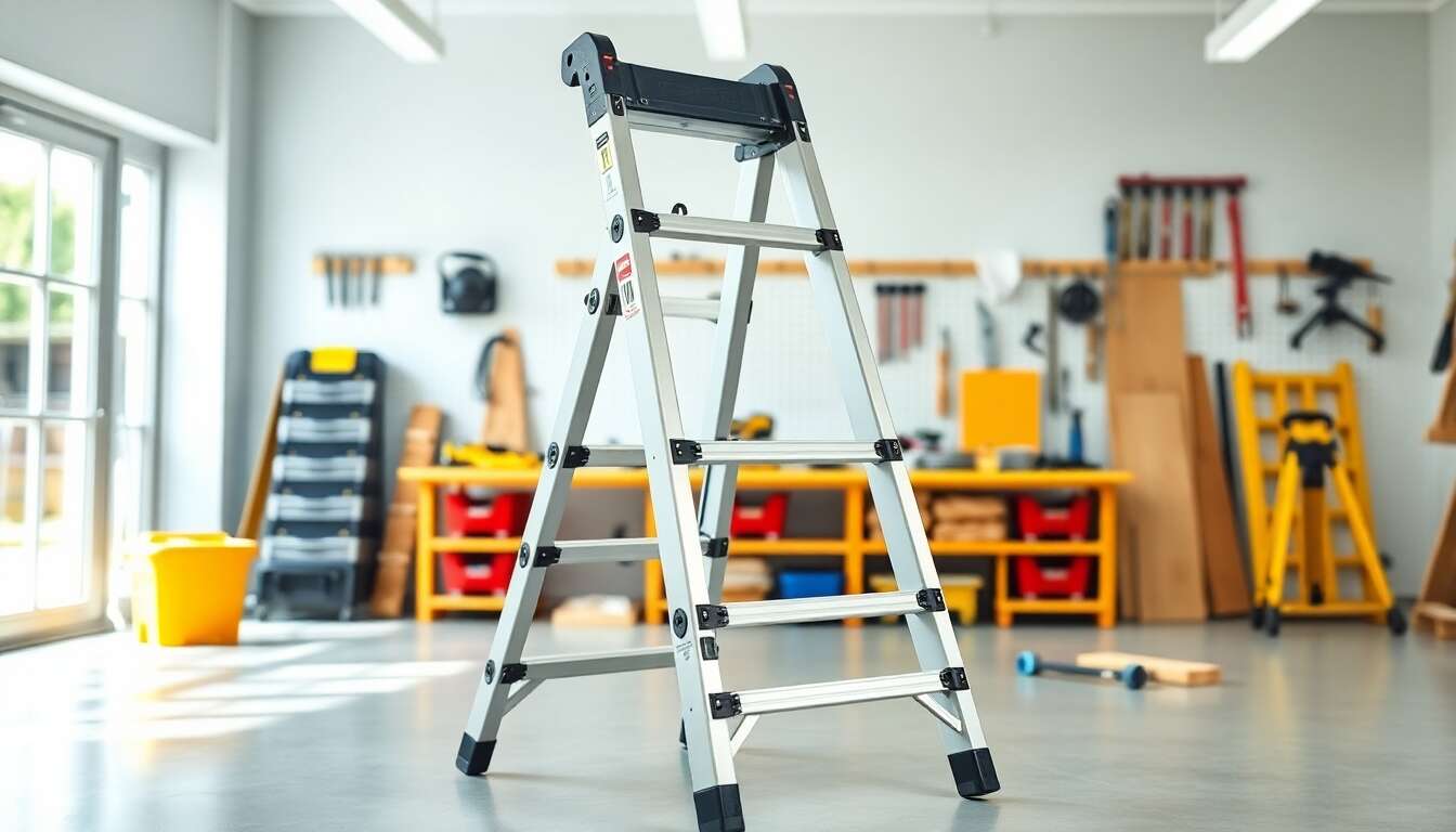 Tests et avis : échelles pliantes sécurisées pour travaux en hauteur