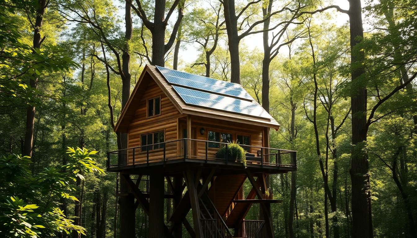 Construction durable : choisir des matériaux écoresponsables pour votre cabane dans les arbres