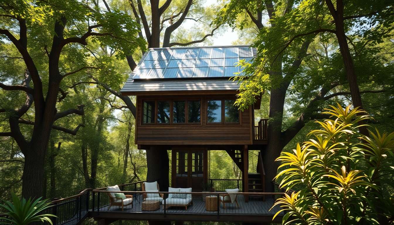 Aménagement extérieur pour un confort thermique optimal