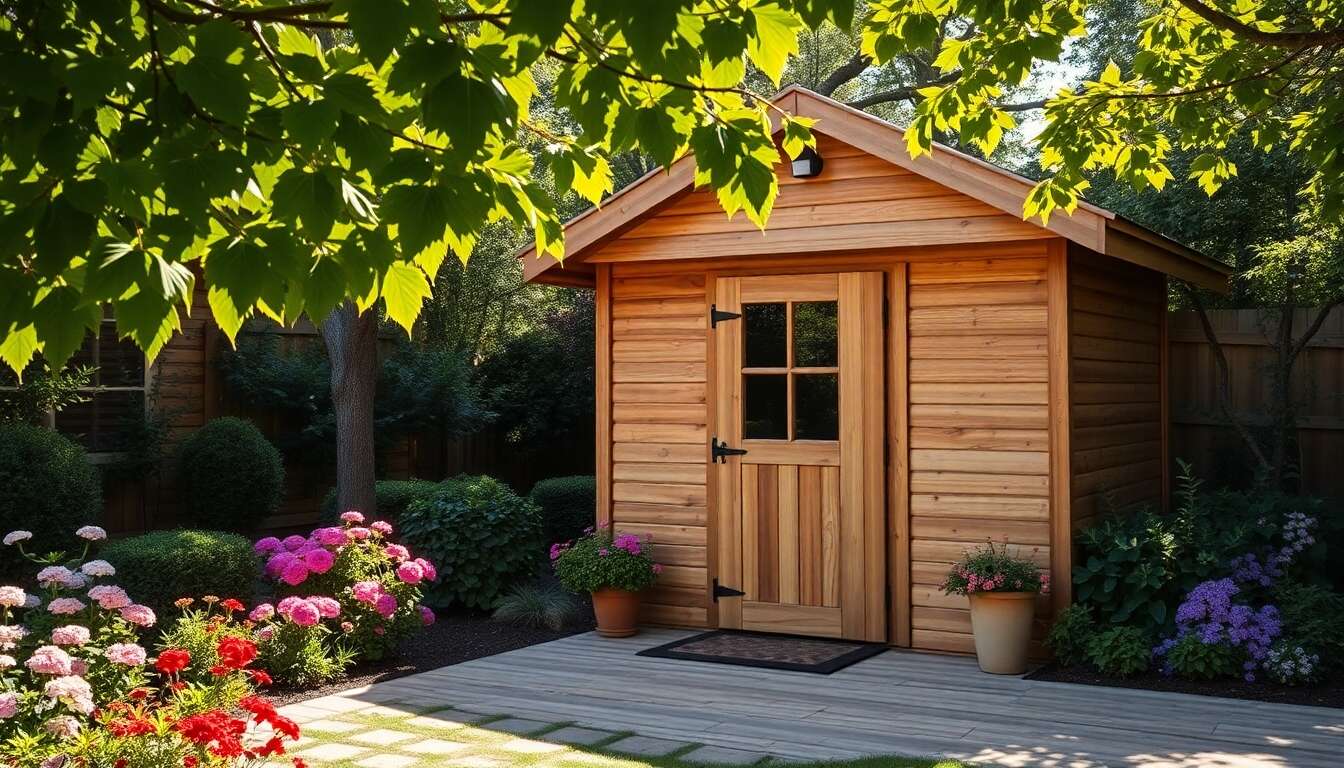 Les avantages d'une cabane de jardin en bois