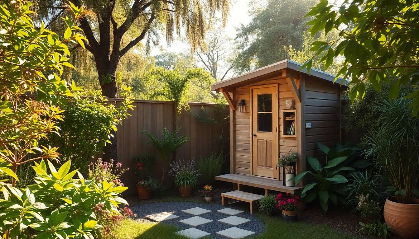Petits jardins, grandes solutions : mini-cabanes ultra fonctionnelles